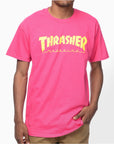 THRASHER SKATE MAG TEE PINK - The Drive Skateshop