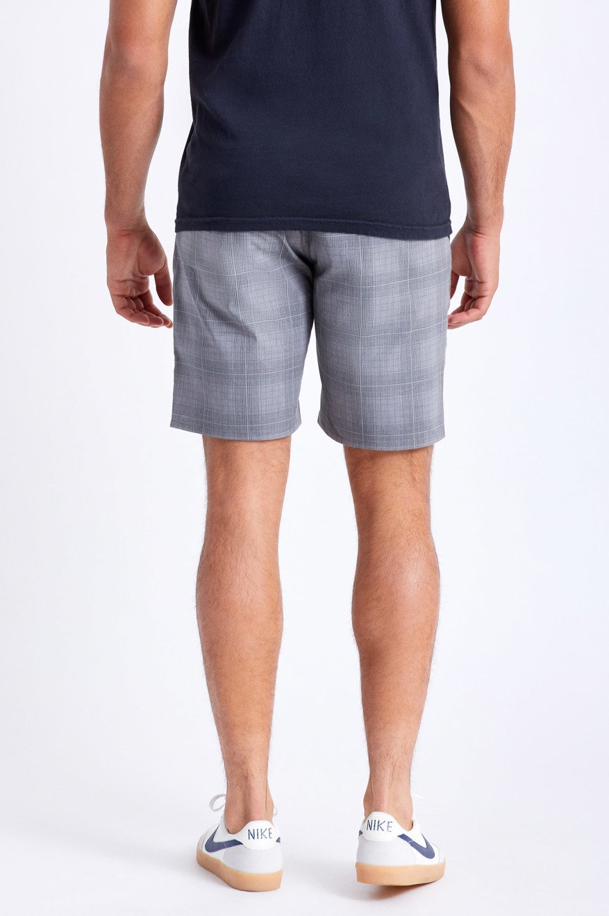 BRIXTON CHOICE CROSSOVER SHORT GREY/CHARCOAL - The Drive Skateshop