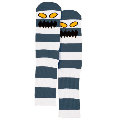 TOY MACHINE SOCKS MONSTER BIG STRIPE CONCRETE