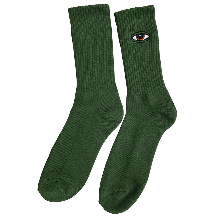 TOY MACHINE SOCKS SECT EYE EMBROIDERED FOREST