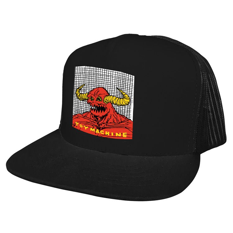 TOY MACHINE WELCOME TO HELL MONSTER MESH CAP