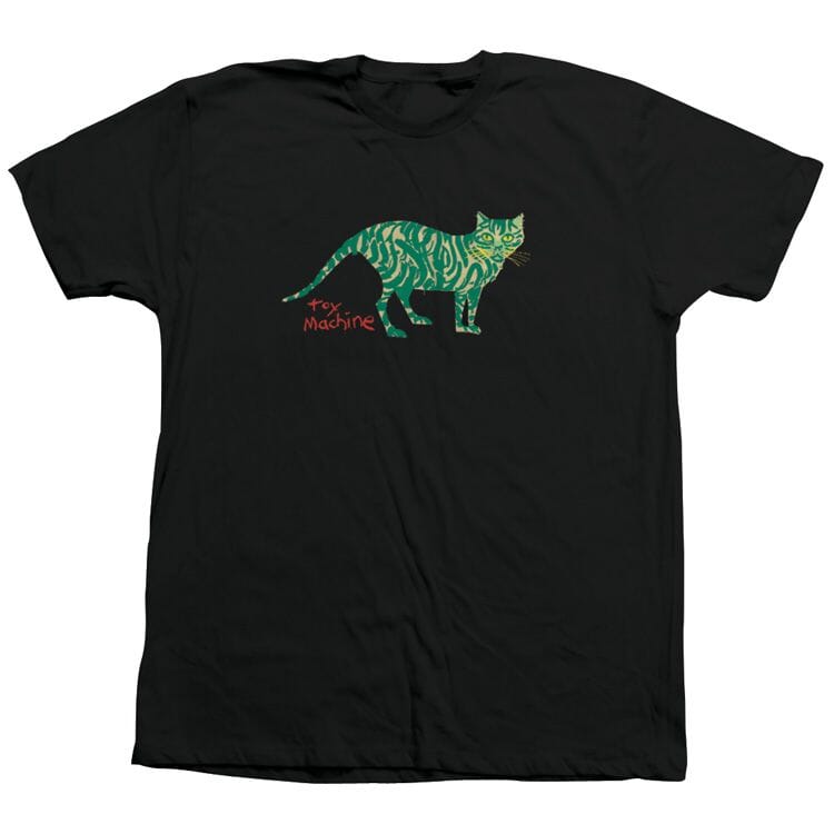 TOY MACHINE CAT TEE BLACK