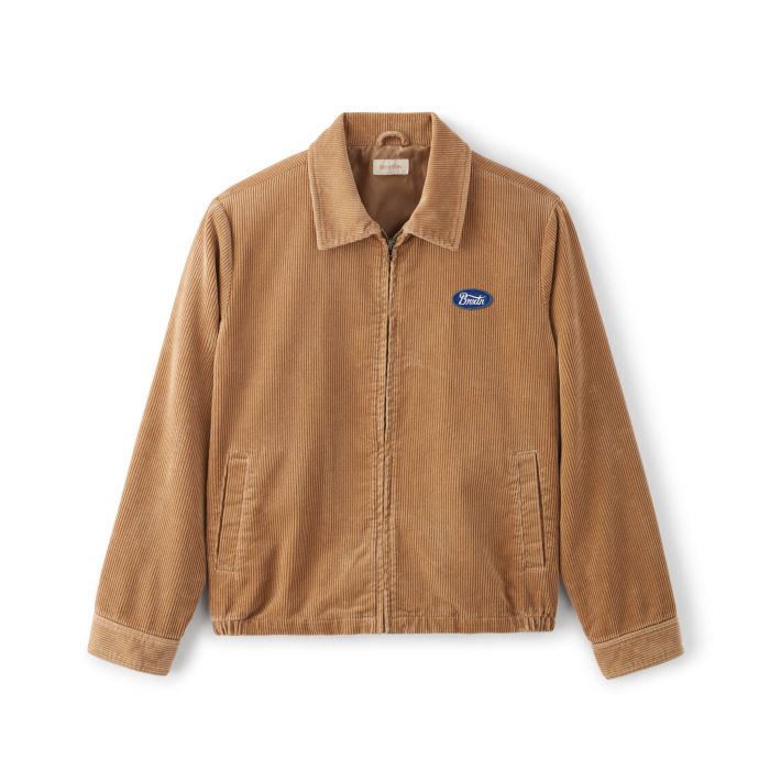 BRIXTON UTOPIA JKT - KHAKI - 100% COTTON - The Drive Skateshop