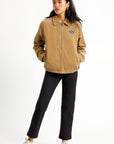 BRIXTON UTOPIA JKT - KHAKI - 100% COTTON - The Drive Skateshop