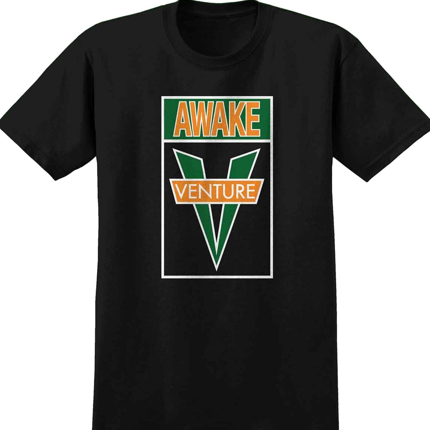 VENTURE T-SHIRT AWAKE BLACK - The Drive Skateshop