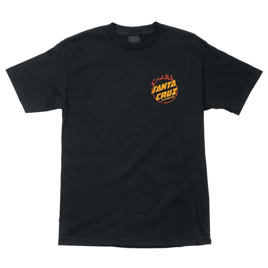 SANTA CRUZ T-SHIRT SALBA TIGER CLUB BLACK - The Drive Skateshop