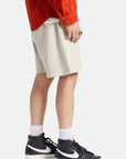 BRIXTON BETA SPLIT FLEECE SHORT - BEIGE